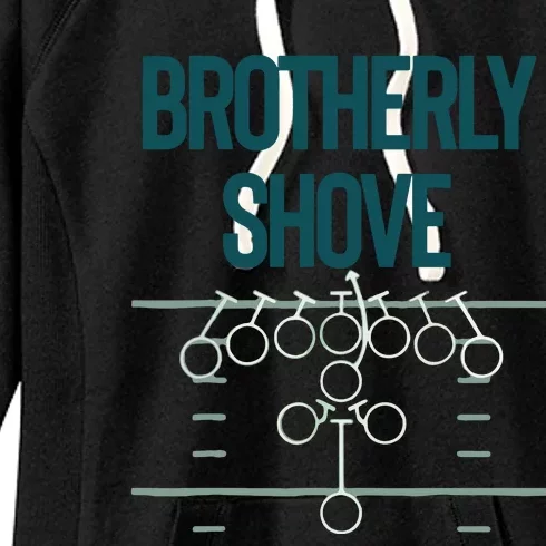 Brotherly Shove Women's Fleece Hoodie