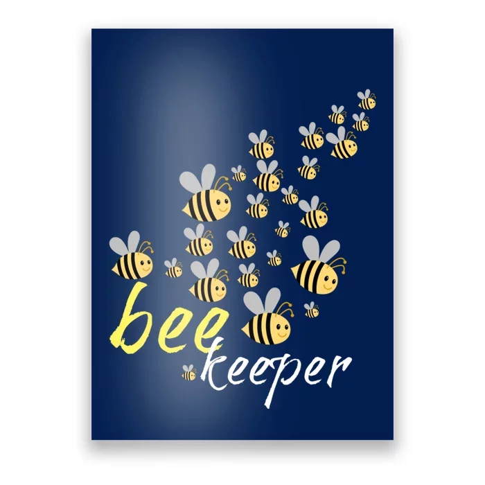 Bee Swarm- Bee Keeper - Bee Keeping Honey Poster