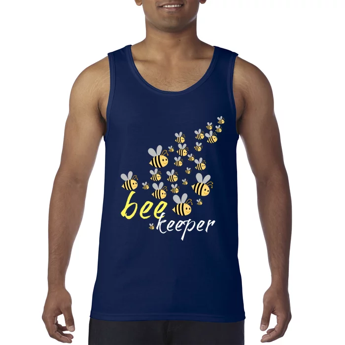 Bee Swarm- Bee Keeper - Bee Keeping Honey Tank Top