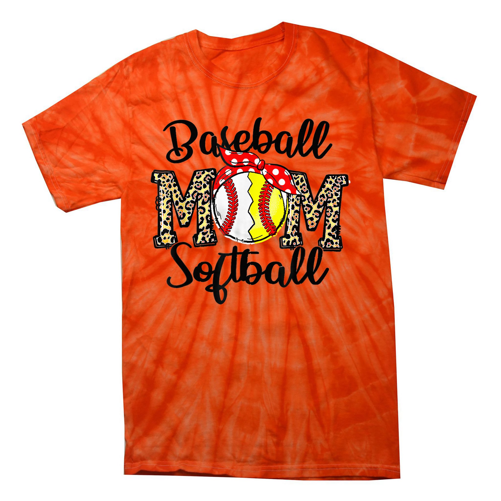 Baseball Mom Shirts for Women Baseball Mama Shirt Baseball Bleached T Shirt  Leopard Graphic Mom Shirt Top 