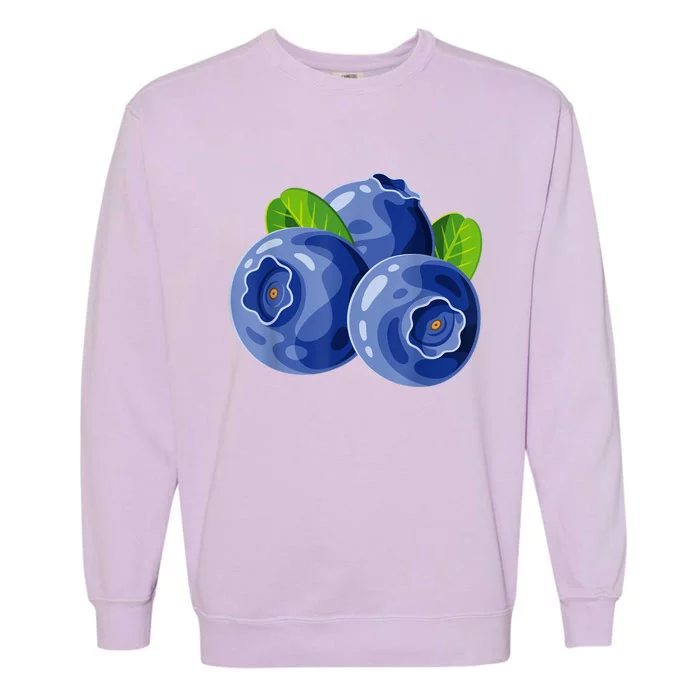 Blueberry Shirt Blueberry Costume Shirt Garment-Dyed Sweatshirt