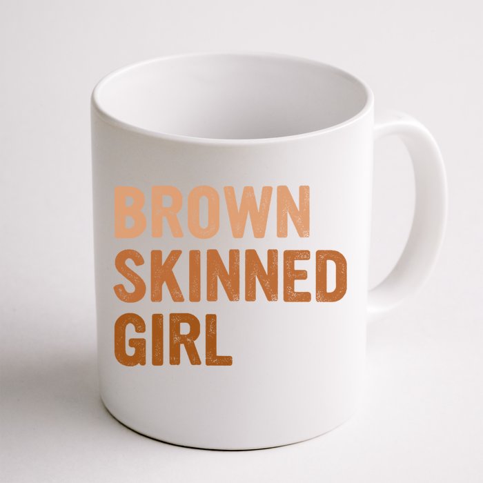 Brown Skinned Black Melanin Queen Magic Juneteenth Great Gift Front & Back Coffee Mug