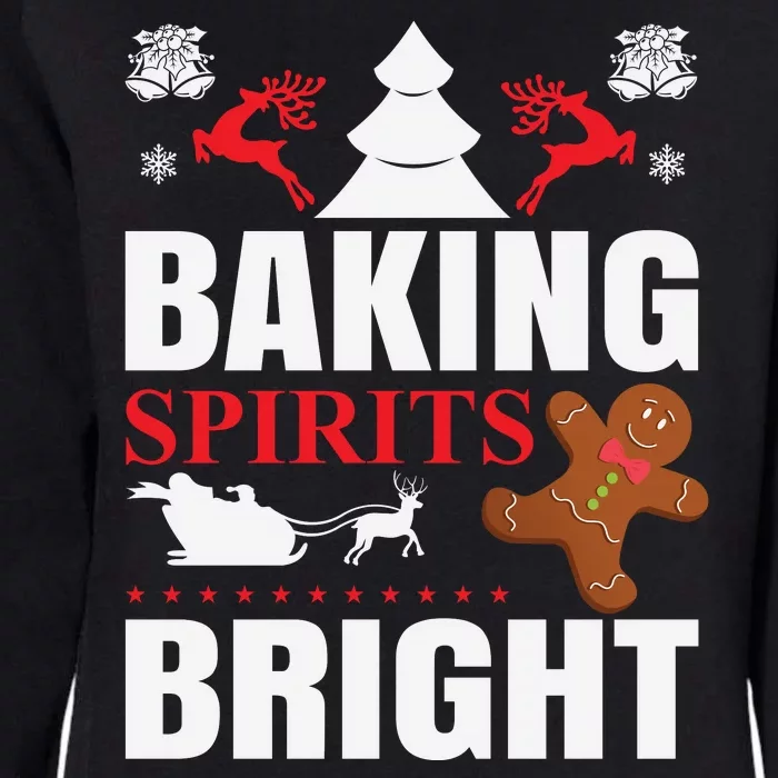 Baking Spirits Bright Womens California Wash Sweatshirt