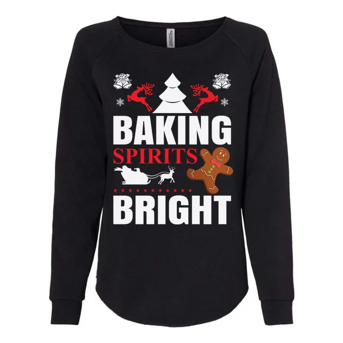 Baking Spirits Bright Womens California Wash Sweatshirt