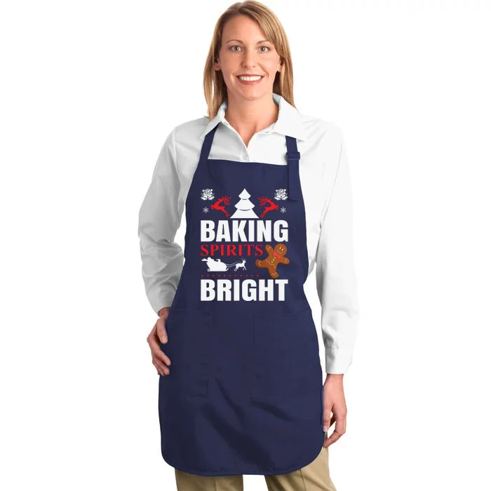 Baking Spirits Bright Full-Length Apron With Pocket