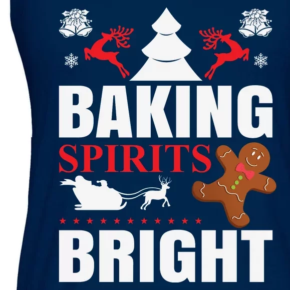 Baking Spirits Bright Ladies Essential Flowy Tank