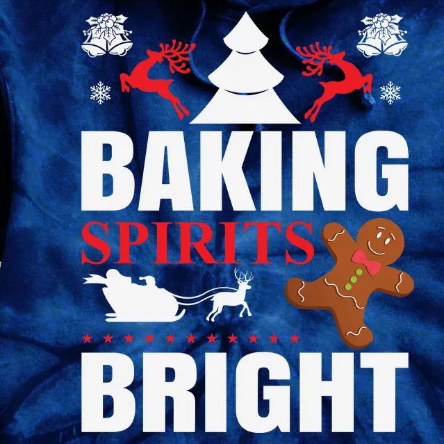 Baking Spirits Bright Tie Dye Hoodie