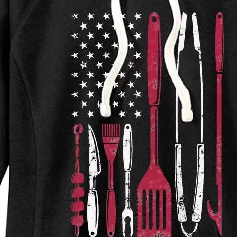 BBQ Smoker Barbecue Chef Smoking Women's Fleece Hoodie