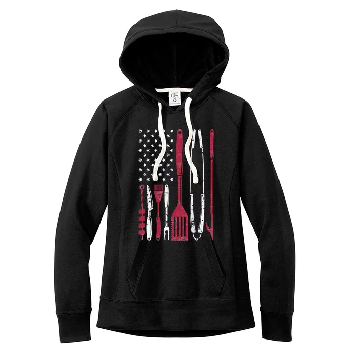 BBQ Smoker Barbecue Chef Smoking Women's Fleece Hoodie