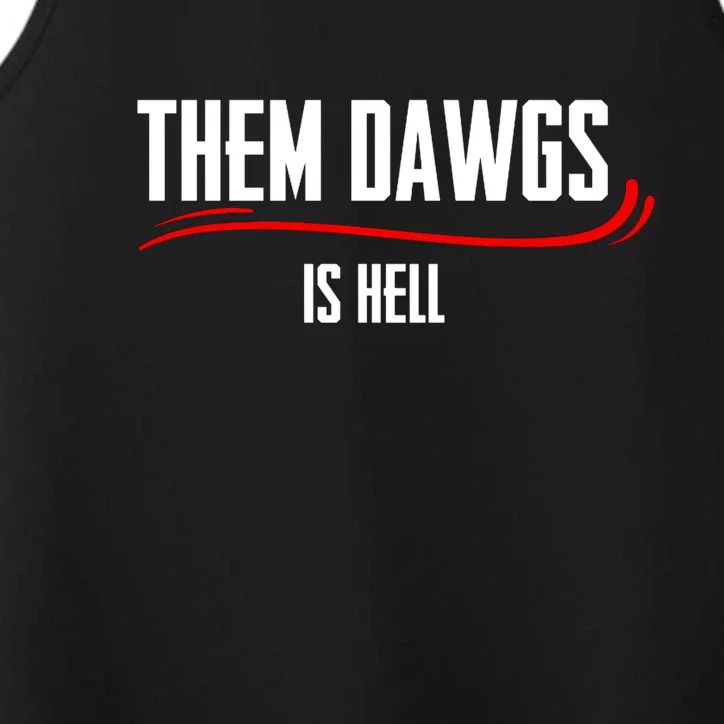 Bulldawgs Sweatshirt Performance Tank