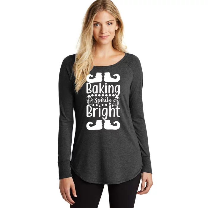 Baking Spirits Bright Women's Perfect Tri Tunic Long Sleeve Shirt