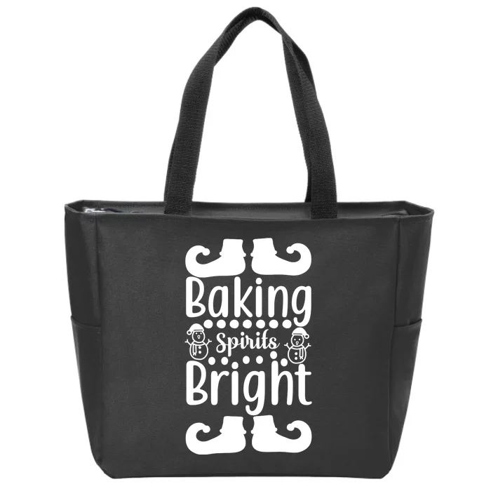 Baking Spirits Bright Zip Tote Bag