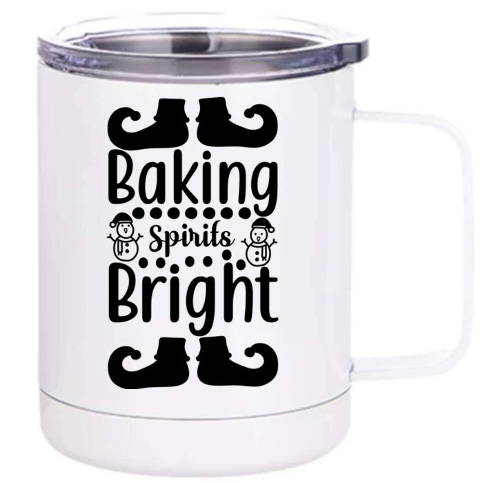 Baking Spirits Bright Front & Back 12oz Stainless Steel Tumbler Cup