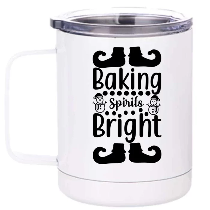 Baking Spirits Bright Front & Back 12oz Stainless Steel Tumbler Cup