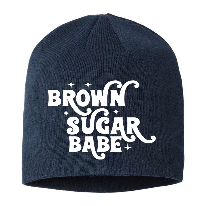 Brown Sugar Babe Proud Black Women African Pride 8 1/2in Sustainable Knit Beanie