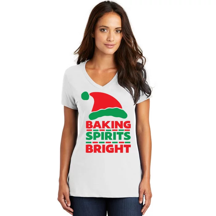 Baking Spirits Bright Women's V-Neck T-Shirt