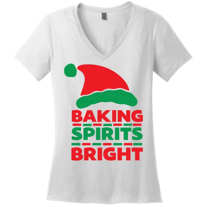 Baking Spirits Bright Women's V-Neck T-Shirt