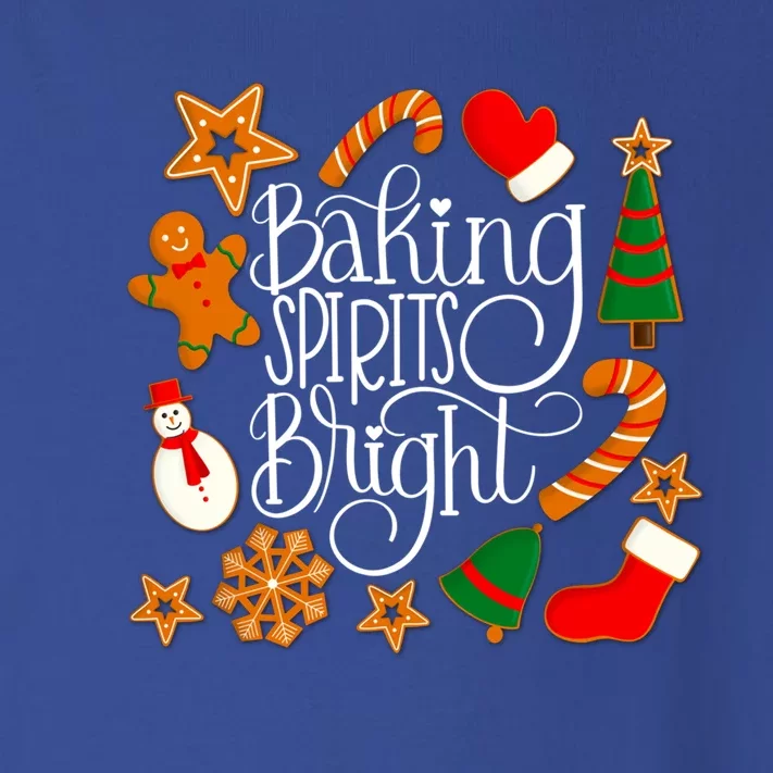 Baking Spirits Bright Gingerbread Christmas Cookies (Dark) Gift Toddler Long Sleeve Shirt