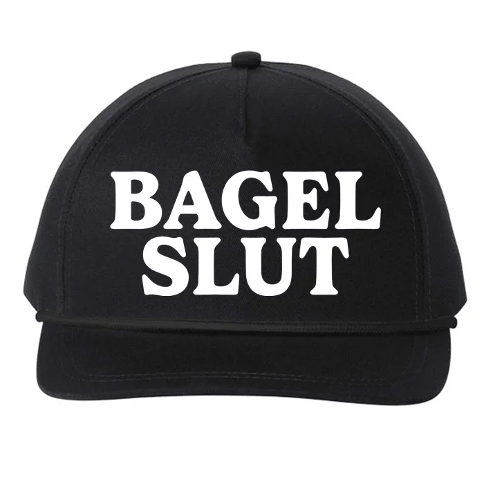 Bagel Slut Snapback Five-Panel Rope Hat