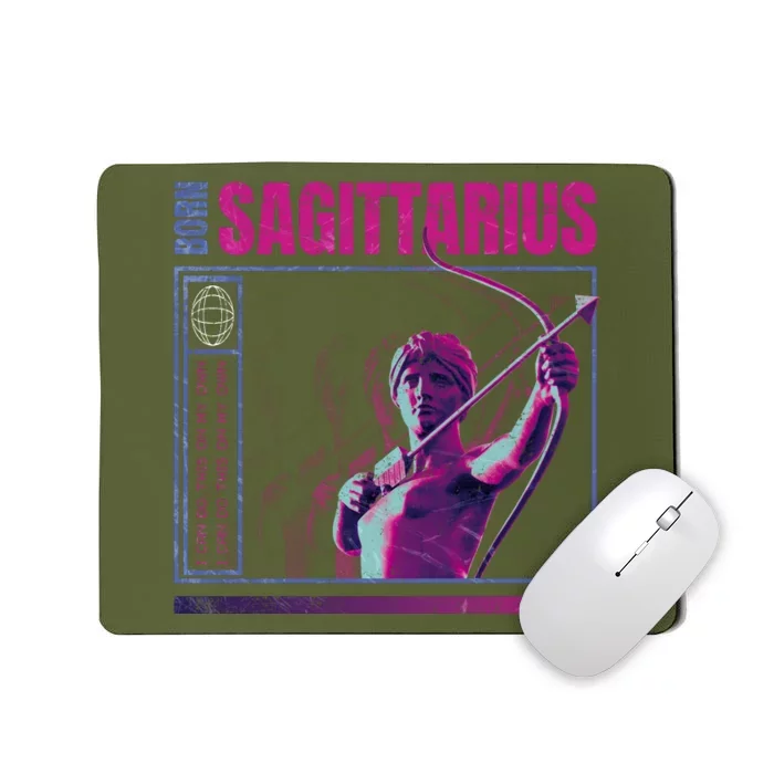 Born Sagittarius Mousepad