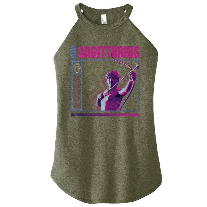 Born Sagittarius Women’s Perfect Tri Rocker Tank