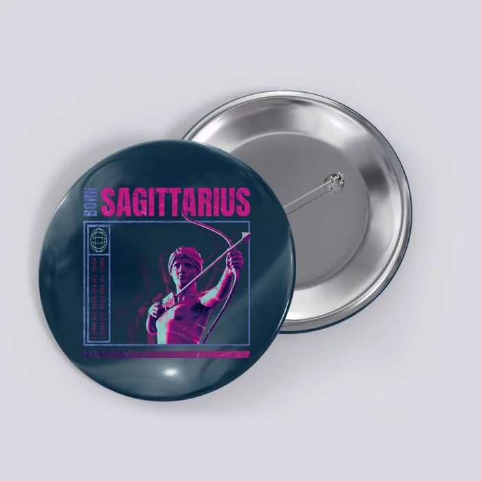 Born Sagittarius Button