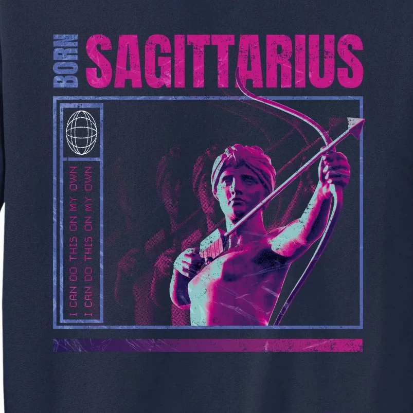 Born Sagittarius Tall Sweatshirt