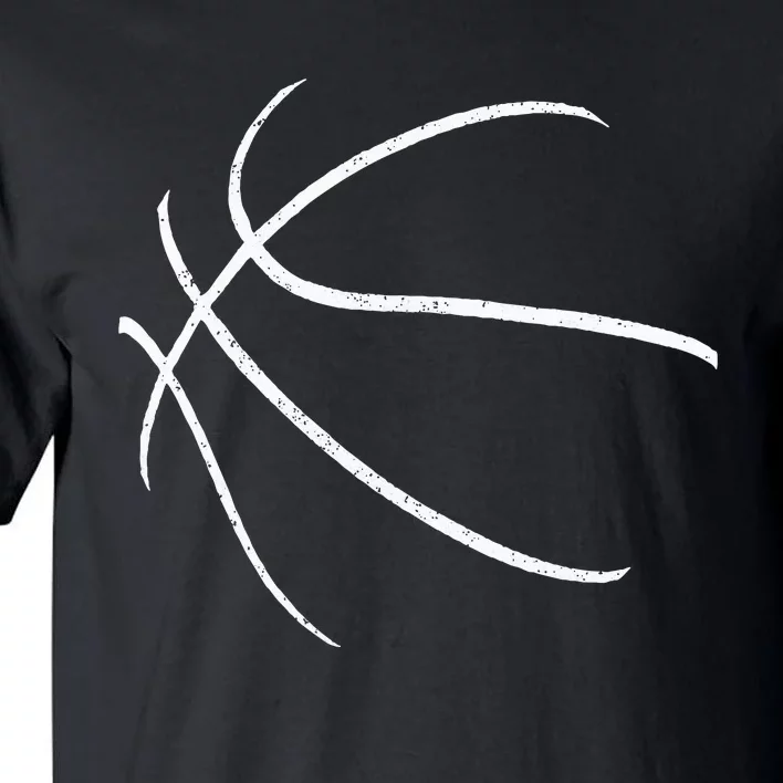 Basketball Silhouette Bball Player Coach Sports Baller Gift Tall T-Shirt