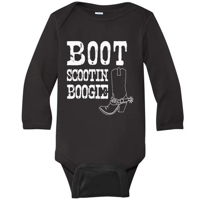 Boot Scoot Boogie Baby Long Sleeve Bodysuit