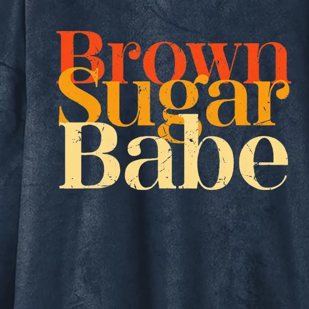 Brown Sugar Babe Hooded Wearable Blanket