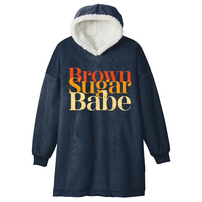 Brown Sugar Babe Hooded Wearable Blanket