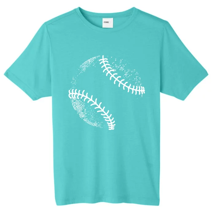 Baseball Silhouette Baseball Ball Cool Gift ChromaSoft Performance T-Shirt