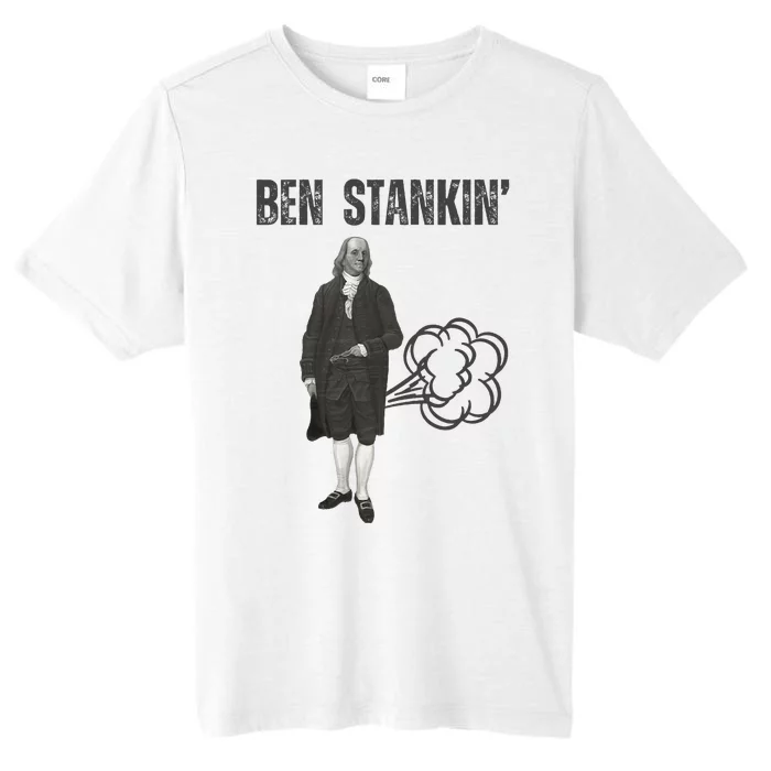 Ben Stankin’ Benjamin Franklin Farting Funny Guy Silly Man ChromaSoft Performance T-Shirt