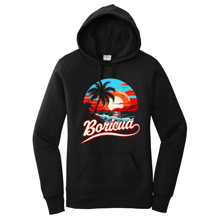 Boricua Spirit Beautiful Puerto Rican Pride Women's Pullover Hoodie