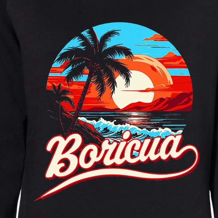 Boricua Spirit Beautiful Puerto Rican Pride Womens California Wash Sweatshirt