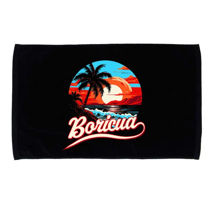 Boricua Spirit Beautiful Puerto Rican Pride Microfiber Hand Towel