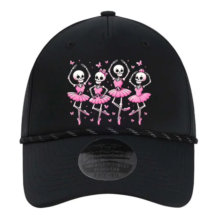 Ballet Skeleton Ballet Dancer Spooky Dance Teacher Halloween Gift Performance The Dyno Cap