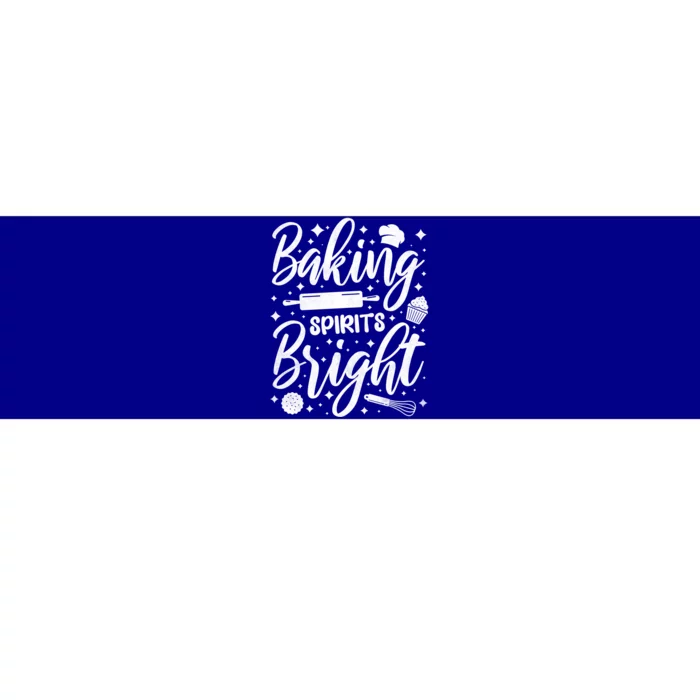 Baking Spirits Bright Baker Gift Bumper Sticker