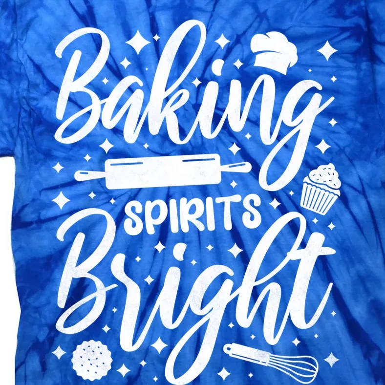 Baking Spirits Bright Baker Gift Tie-Dye T-Shirt