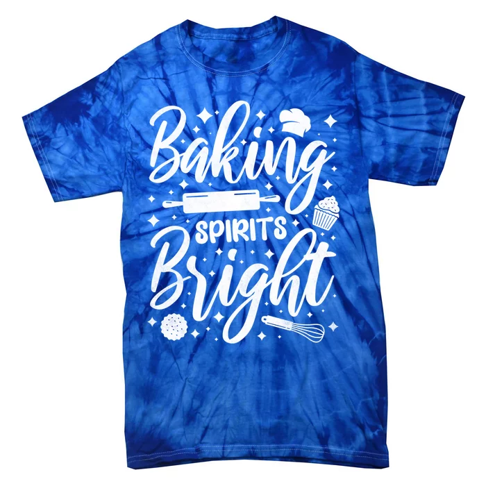 Baking Spirits Bright Baker Gift Tie-Dye T-Shirt