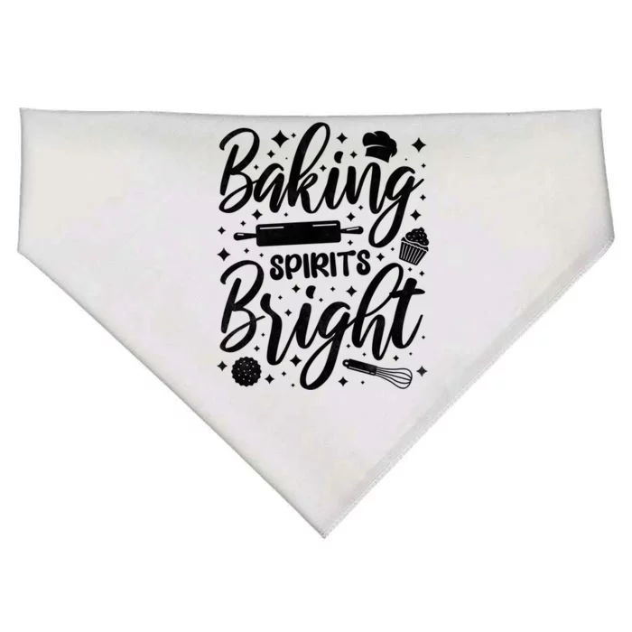 Baking Spirits Bright Baker Gift USA-Made Doggie Bandana