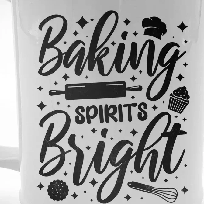 Baking Spirits Bright Baker Gift Front & Back Beer Stein