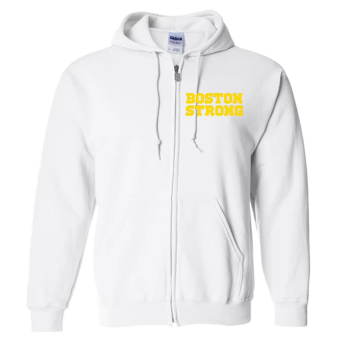 Boston Strong Full Zip Hoodie