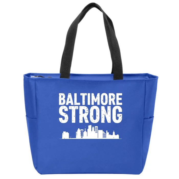 Baltimore Strong Zip Tote Bag