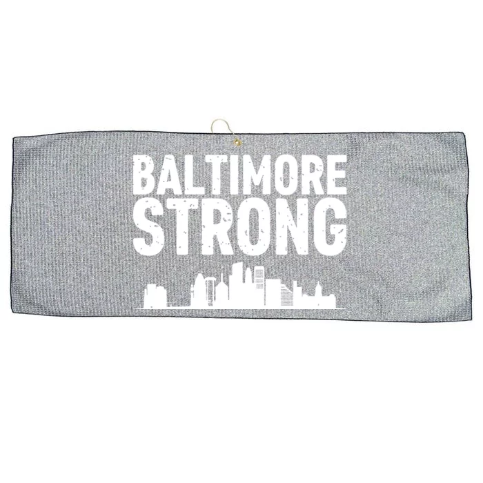 Baltimore Strong Large Microfiber Waffle Golf Towel