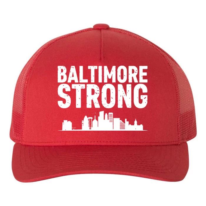 Baltimore Strong Yupoong Adult 5-Panel Trucker Hat