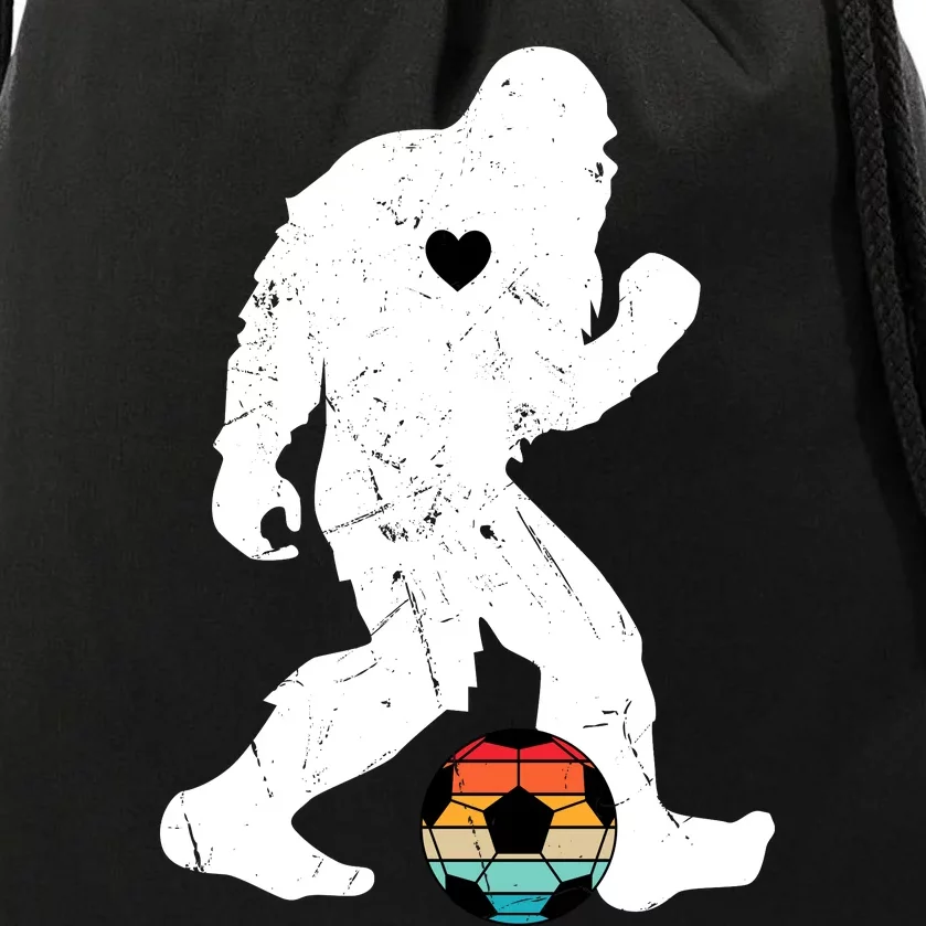 Bigfoot Soccer Drawstring Bag