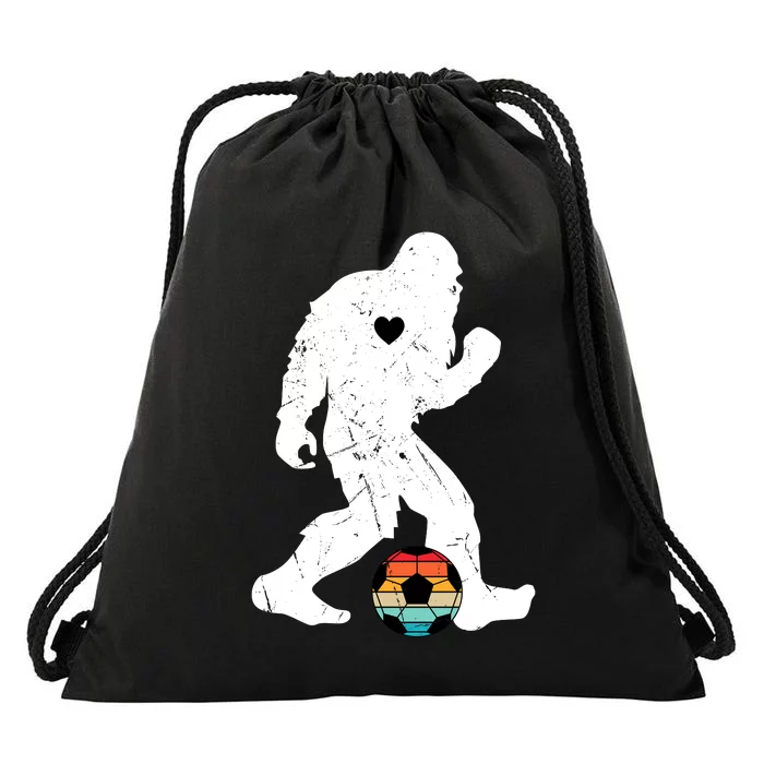 Bigfoot Soccer Drawstring Bag