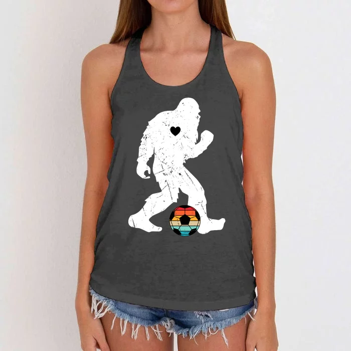 Bigfoot Soccer Women's Knotted Racerback Tank