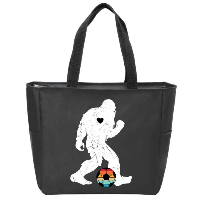 Bigfoot Soccer Zip Tote Bag